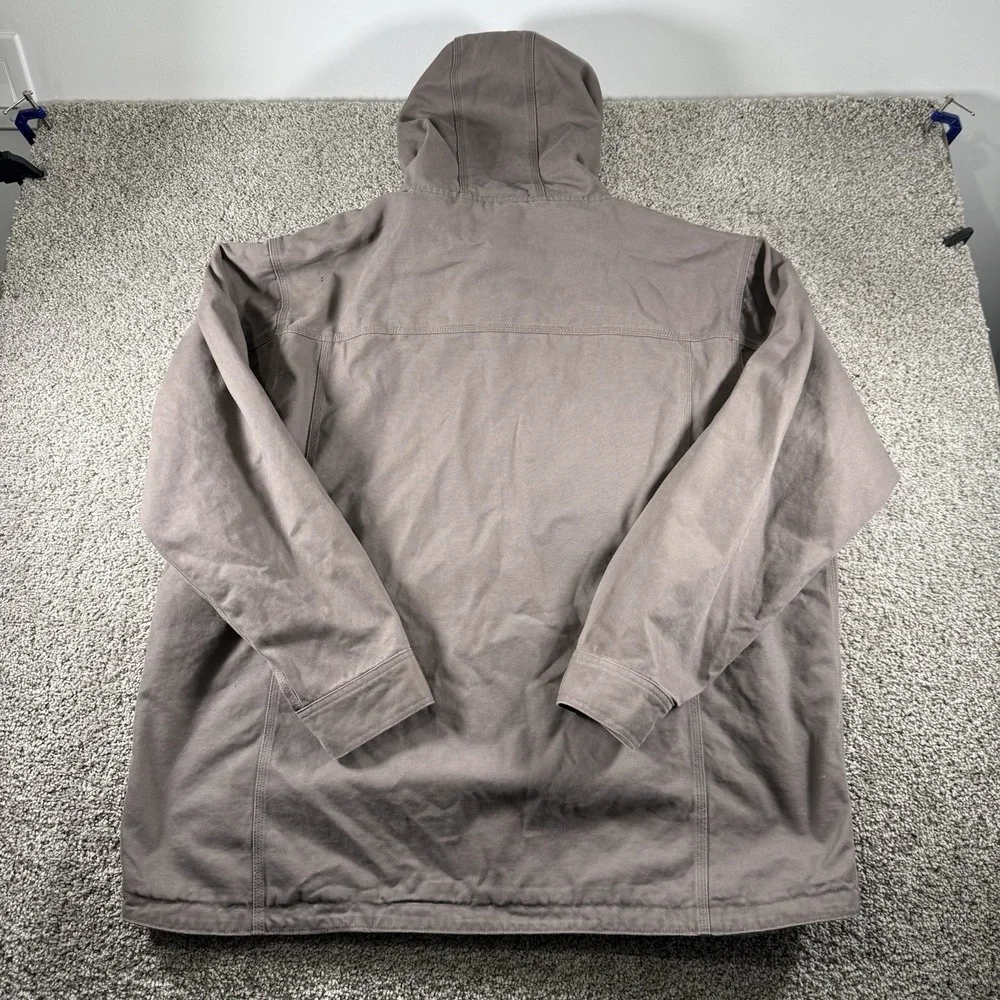 Vintage Dri Duck Crossfire Jacket Mens 3XL Canvas Heavyweight Thermal Lined Work